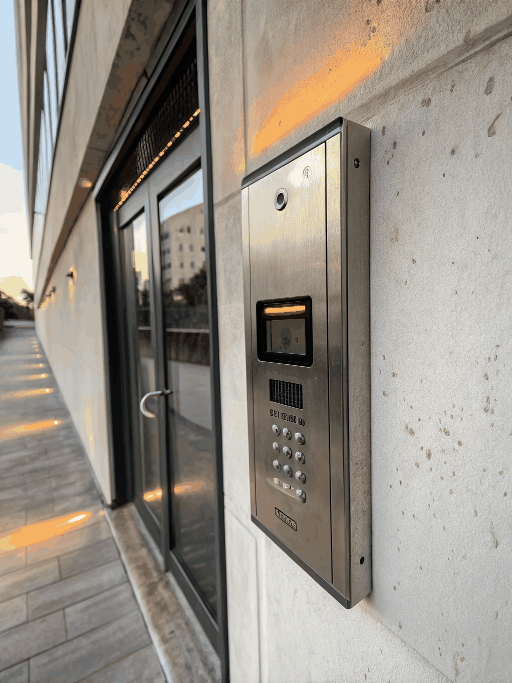 Modern gate and door access control panel