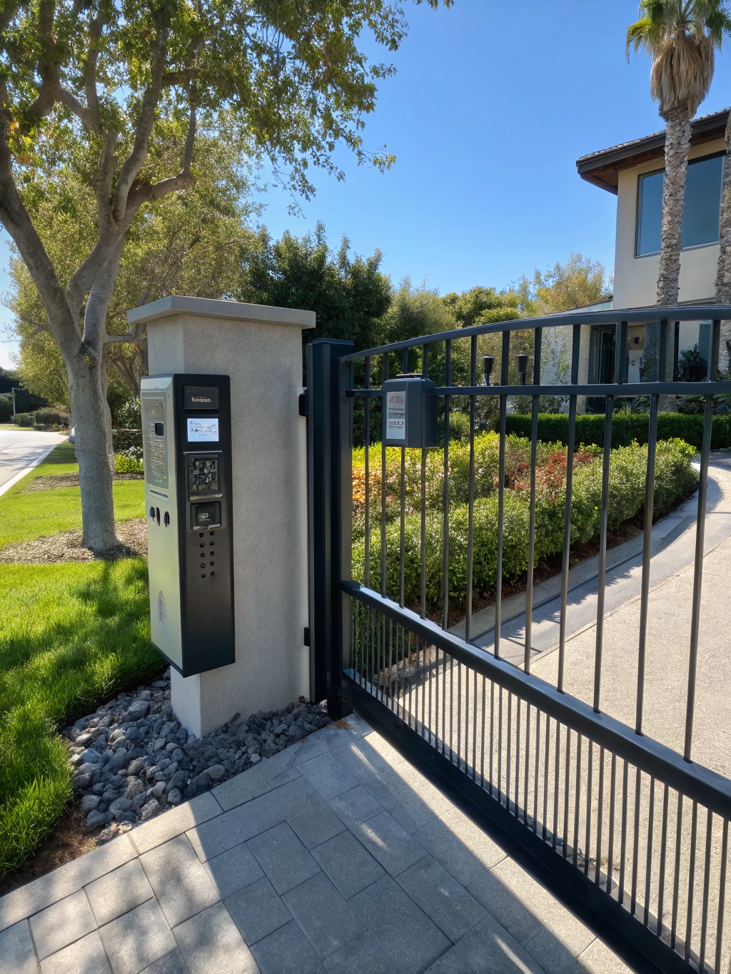 High-Security Estate Gate