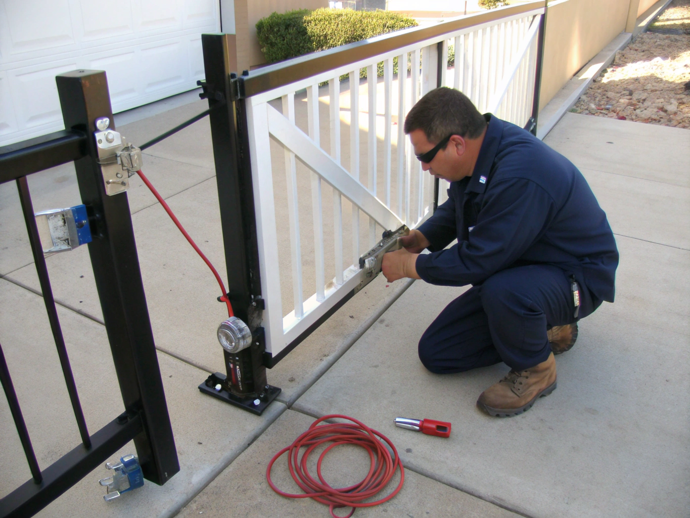 Professional gate operator installation by DA Gate and Access